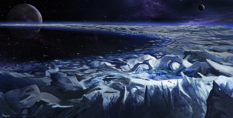 Illustration for article titled Thor concept art includes a complete map of Asgard